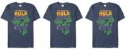 Fifth Sun Marvel Men's Comic Collection Vintage The Hulk Stamp Short Sleeve T-Shirt